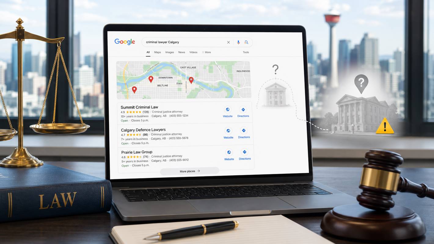 Why Is My Calgary Law Firm Missing From Google Map Pack?